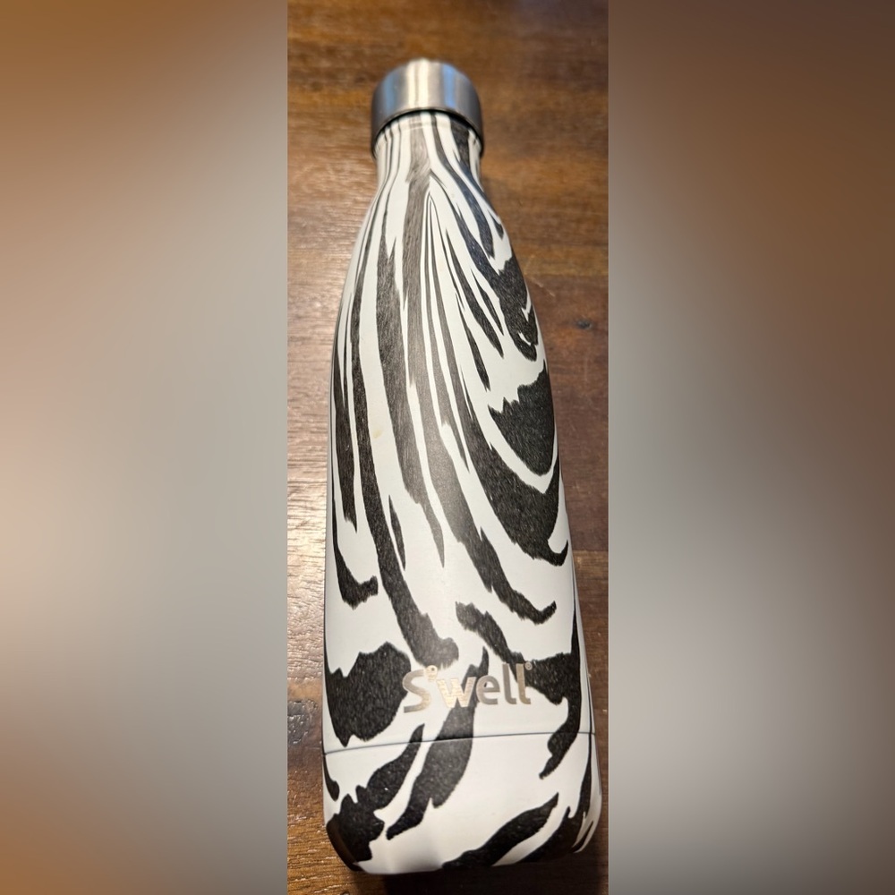S'well Black and White Insulated Water Bottle